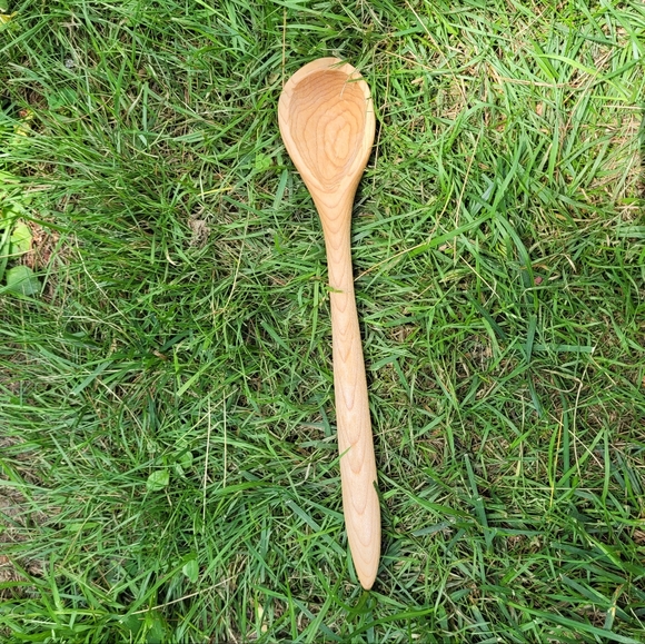 Hand Crafted Hardwood Maple Cooking Spoon - Picture 1 of 6